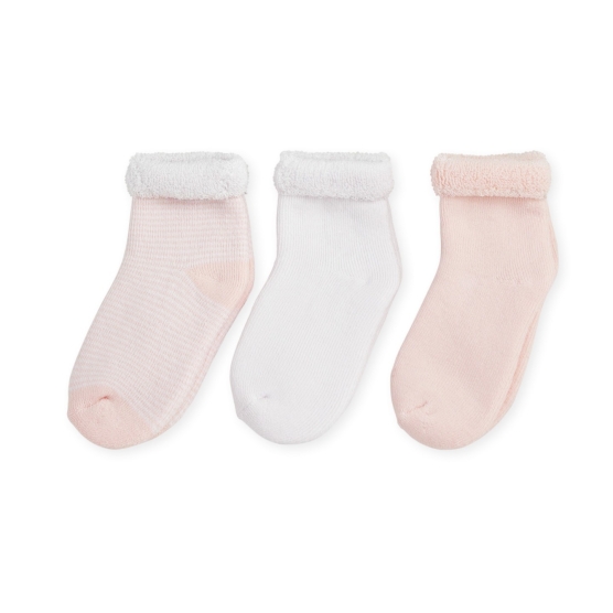 Lot 3 paires de chaussettes bébé naissance taille 0/3 mois mixte unisexe  blanc fabriqué au Portugal