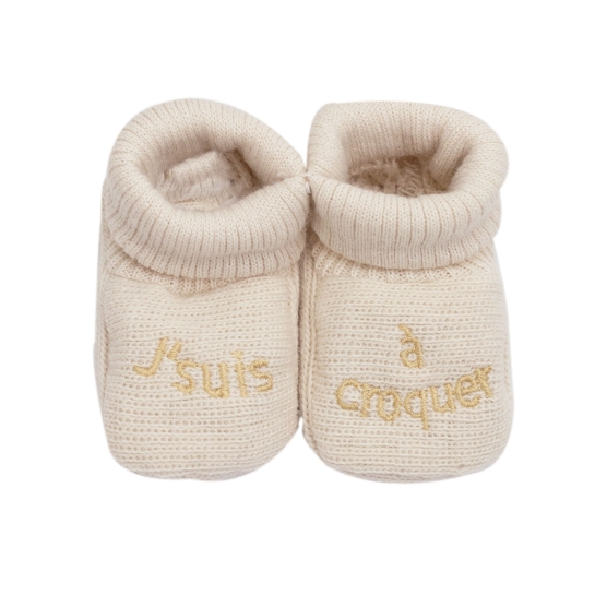 Chaussons bébé - "J'suis à...