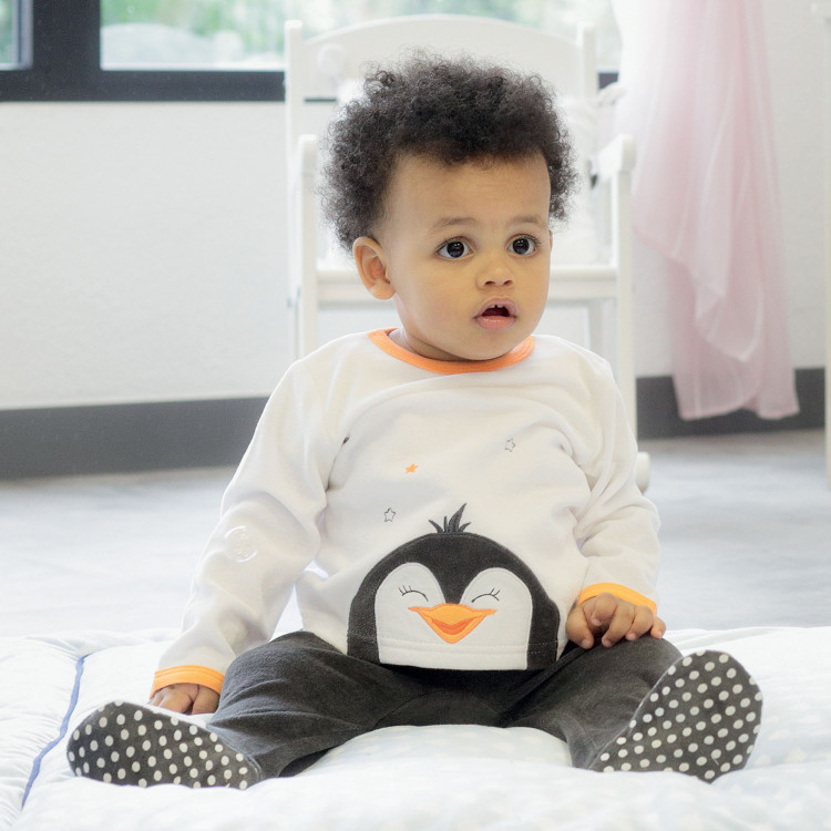 Pyjama Bebe 2 Pieces Pingouin